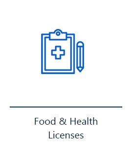 Food & Health Licenses